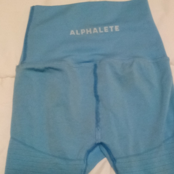 Alphalete OG Revival Legging, Light Blue, High Wasted, XXS - Picture 4 of 14